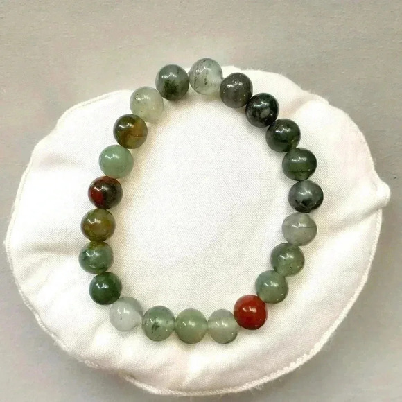 19g Natural Multicolor Jadeite Bracelet - Picture 3 of 6